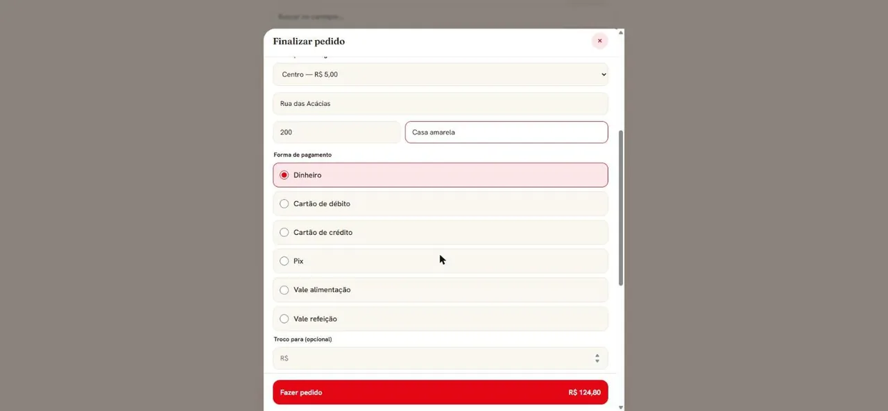 Pagamento