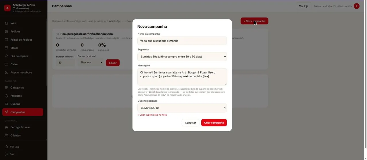 Nova campanha